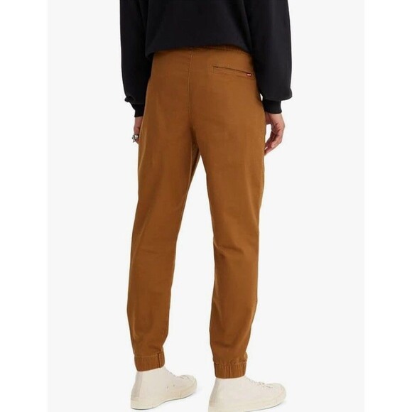 NEW Levi's XX Chino Jogger Pants Twill Stretch Brown Men's Size XXL - Picture 3 of 14